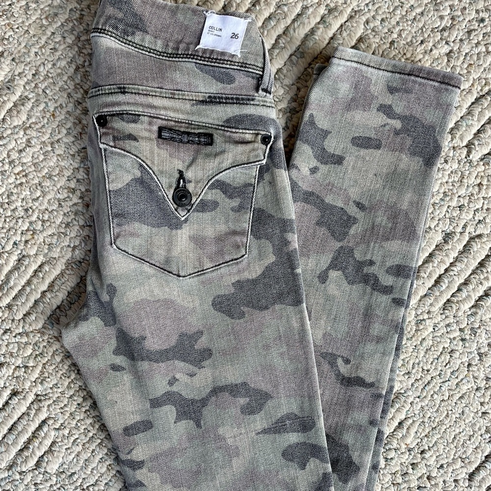 HUDSON Collin Camo Skinny Jeans